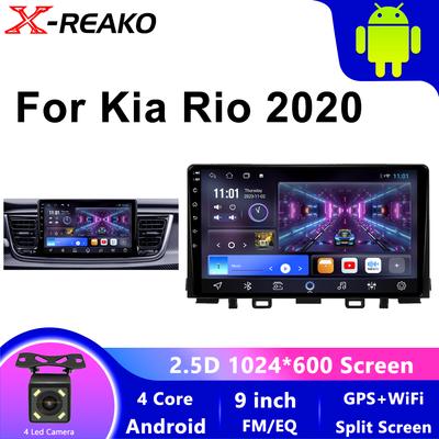 Android13 Автомобильный Авто Радио Стерео Для Kia RIO 2017 2018 2019 2020 Мультимедийный Видео Плеер GPS Навигация WIFI CarPlay DVD BT