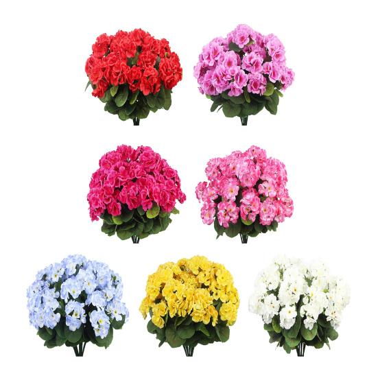 Искусственные бегонии, букет, многоразовый декор для свадебной вечеринки, искусственные цветы, искусственные цветы бегонии для домашнего интерьера, украшения сада, крыльца