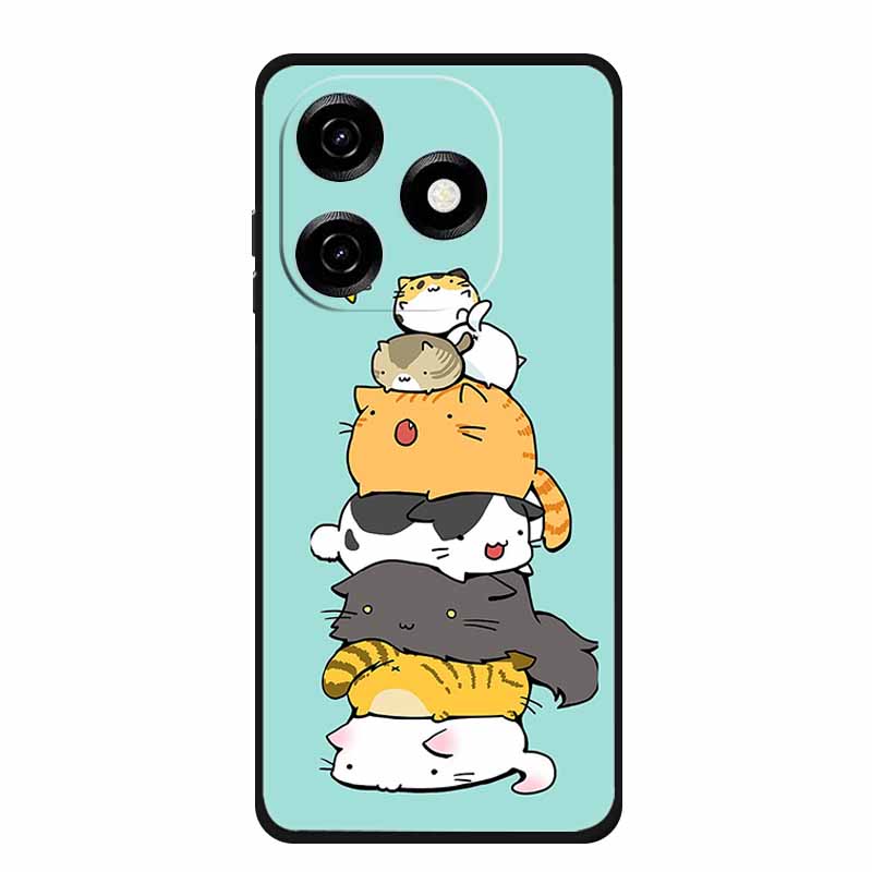 Чехол для Honor X5c Plus Милый Мультяшный Мягкий Силиконовый TPU Защитная Задняя Крышка Чехол для Телефона для Honor X5c Plus Роскошный Бампер Coque