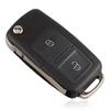 2 Button Flip Folding Car Remote Key Fob Shell Case For  Golf Bora SEAT Skoda