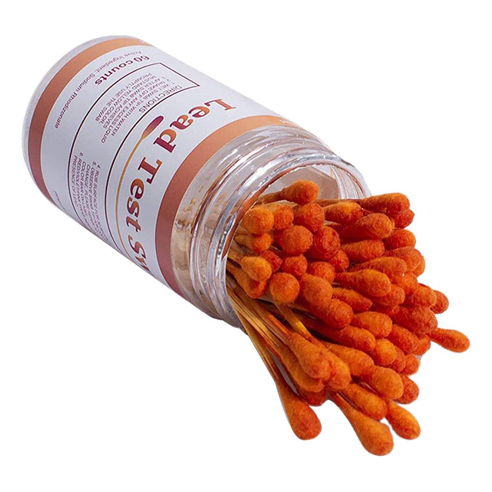 Набор тампонов для проверки на свинец, 60 шт. тампонов для проверки на свинец, домашний набор для проверки на свинец, тампоны для проверки на свинец, полоски для проверки на свинец, инструмент для улучшения