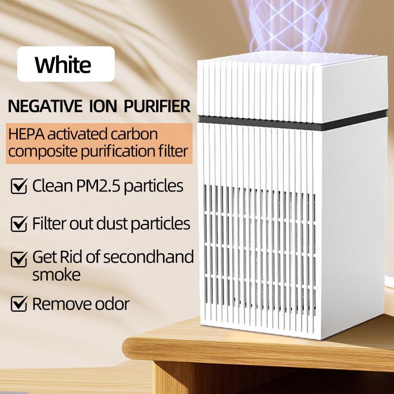 Indoor Air Purifier: Eliminates Smoke, Formaldehyde, Odors, and Adds Negative Ions
