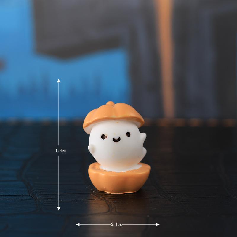 Halloween Small Decorative Items Micro-landscape Bonsai Succulent Decoration Rabbit Micro-landscape Resin Accessories