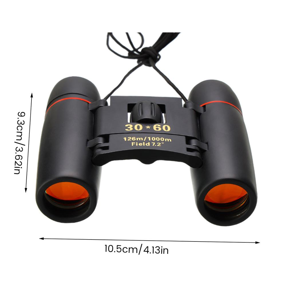 Маленький бинокль, портативный легкий складной бинокль для детей и взрослых, водонепроницаемый, для наблюдения за птицами на открытом воздухе, для путешествий, осмотра достопримечательностей, охоты
