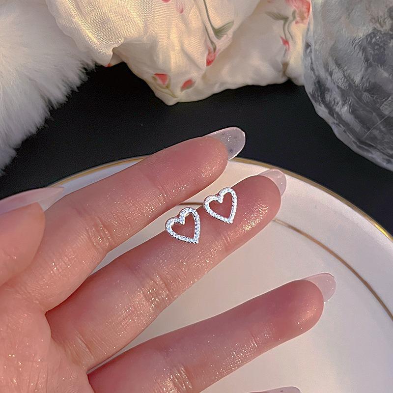 Иглы для ушей из стерлингового серебра S925, новые темпераментные простые и маленькие серьги-пусеты, женские серьги, серьги для пирсинга ушей, серьги, предотвращающие блокировку, ювелирные изделия