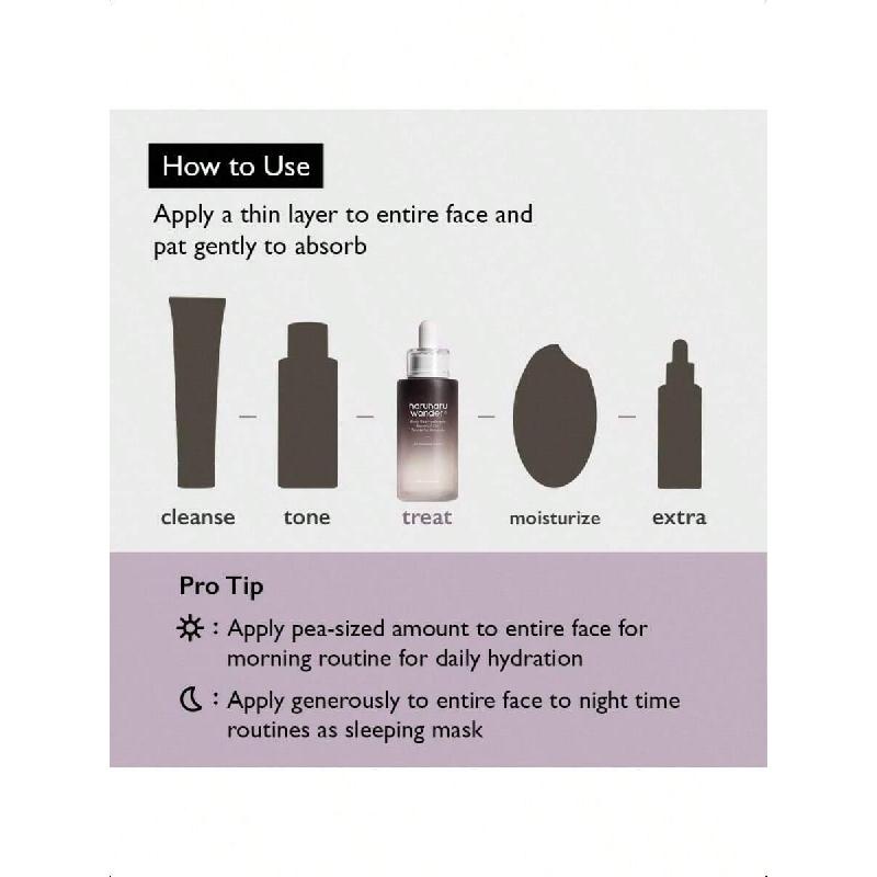 HaruHaru Wonder Black Rice Botanical 2GF Ampoule 30ml | Facial Serum, EGF Serum, Anti-Aging Serum, Wrinkle Care | Cruelty Free, EWG-Green