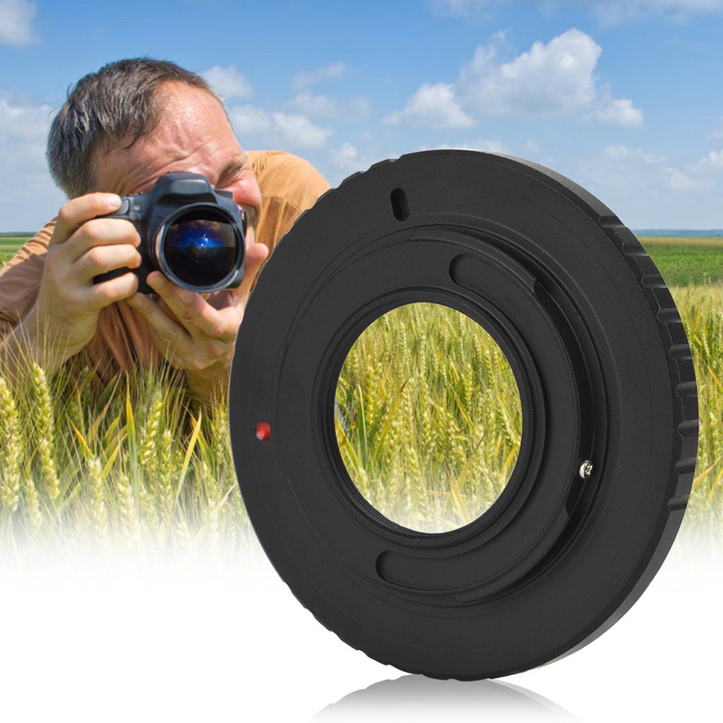Metal Manual Focus Lens Adapter Ring for M42 Screw C Mount Lens to Fit for M4 3 Camera