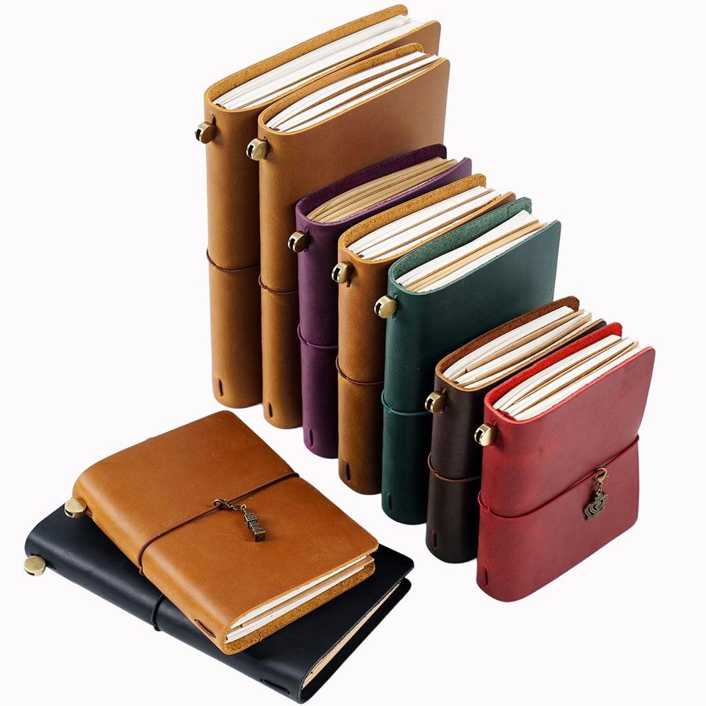 Дневник путешествий по Теннесси: Блокнот ручной работы из винтажной коровьей кожи