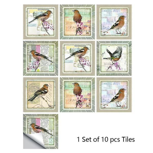 10x10/15x15/20x20/30x30cm PVC Flower Tile Tiles Decals Waterproof Wall Sticker Bathroom Sticker Kitchen Decoration