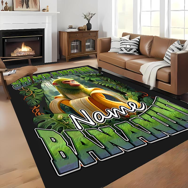 Custom personalization Italian Brainrot animal Area Rug - Perfect For Kitchen, Bathroom,Laundry Room Decor Large Size Available,Gift All Seasons