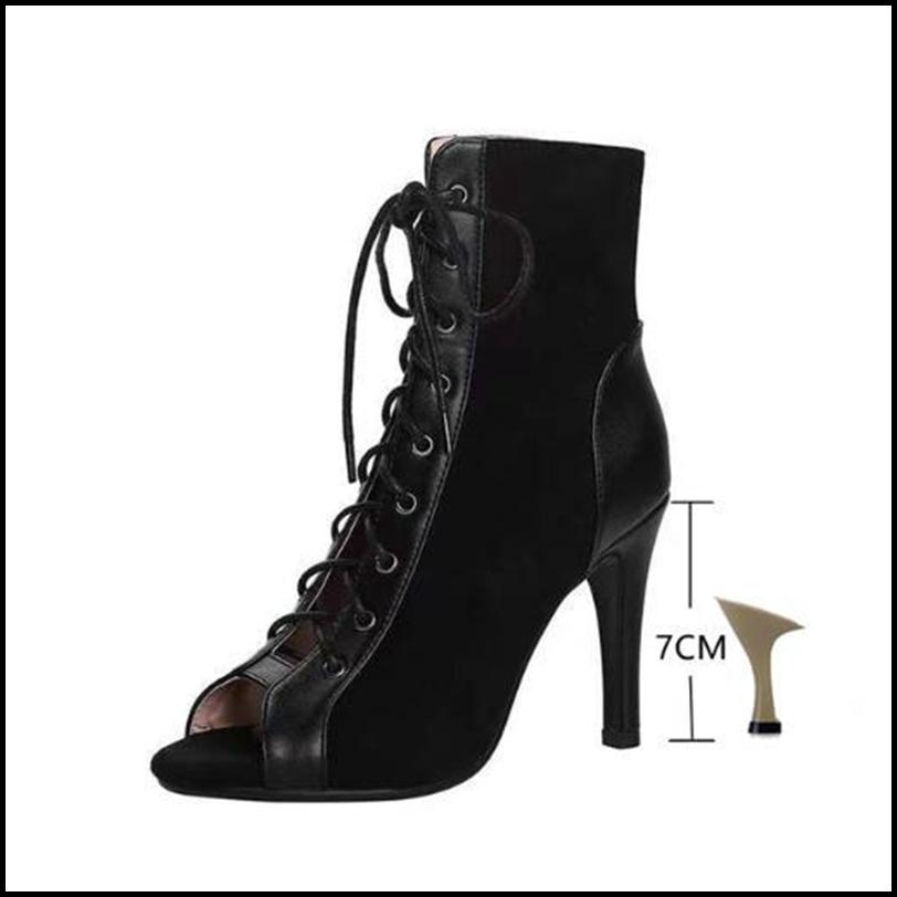 Новые благородные летние женские сандалии высокого качества, модные пикантные удобные женские туфли на высоком каблуке с открытым носком и застежкой-молнией, домашняя обувь для джазовых танцев