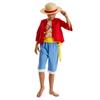 Luffy Cosplay Costume Anime Piece Coat Pants Hat for Kids Children Beach Clothing Halloween Carnival Party Role Play Suit
