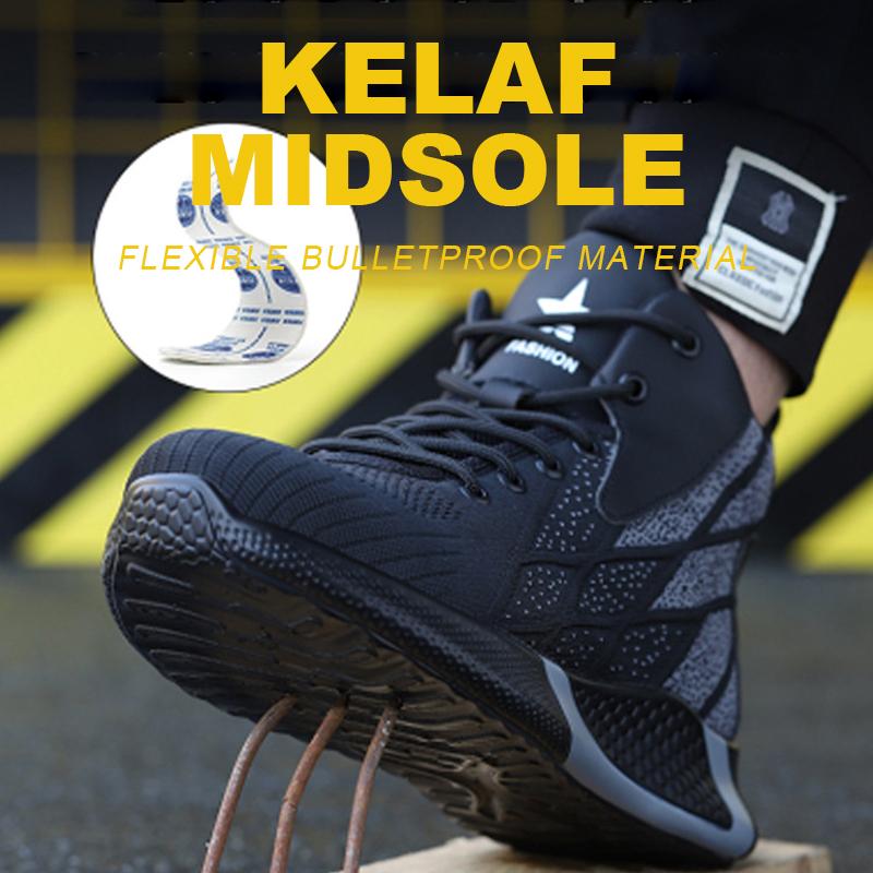 Мужские защитные ботинки с высоким верхом, защитная обувь, мужские женские рабочие ботинки со стальным носком, мужские противоударные неразрушимые строительные ботинки, зимние