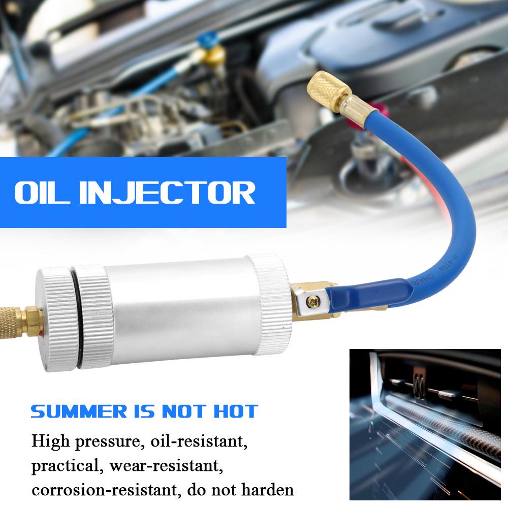 Durable R134A R12 R22 Air Conditioning Car Oil Injection Tool Coolant Filler Tube Pipe Auto Part Tools