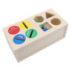 Сортировка по цвету и форме Копилка Игрушка Логическое мышление Мелкая моторика Деревянный Монтессори Объект