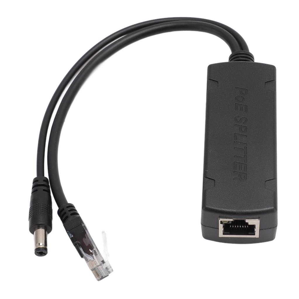 Gigabit PoE Splitter 10 100 1000Mbps 12V 2A Output Buffer Circuit Protection RJ45 Ethernet Splitter for Camera AP Voip