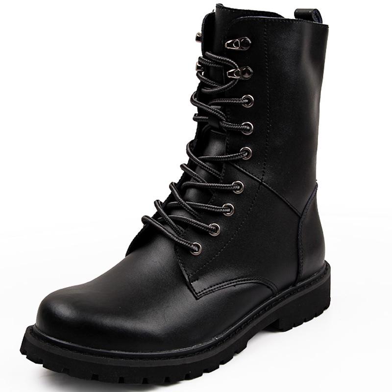 Ankle Boots Men Outdoor Leather Winter Fur Warm Man Boots Us Hunting Boots For Men Shoes Casual