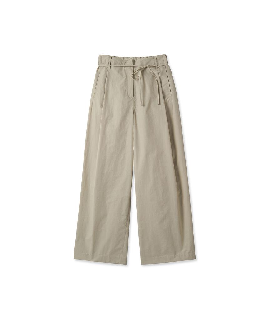 IOLO Women'S N Cotton Wide Pants_Beige