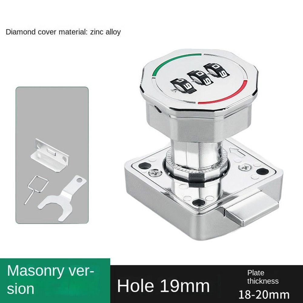 Главная Безопасность Ящик Кодовый Замок 3 Цифровой Код Шкаф Кодовый Замок Пароль Шкафчик Шкаф