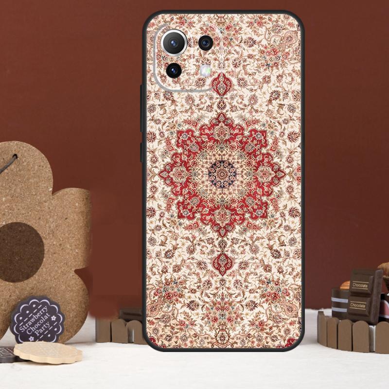 Чехол в стиле персидского ковра с цветочным узором для Xiaomi 14 15 Ultra 15T 14T 13T 17 Pro Max POCO X7 Pro X5 X6 F5 F6 F7 F8 Ultra