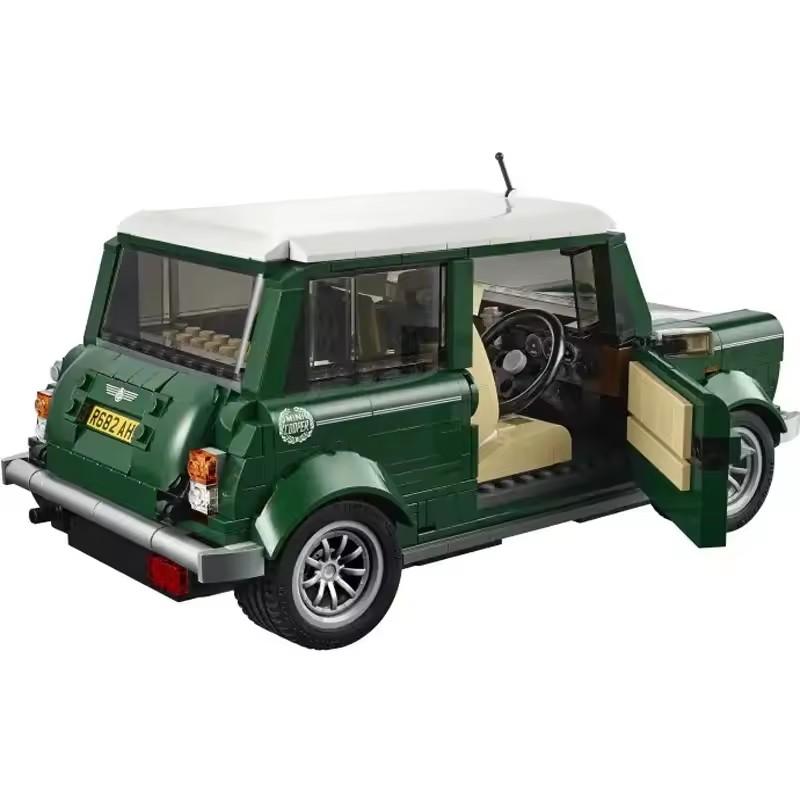 MOC MINI Классический Зеленый Автомобиль Модель Строительные Блоки Кирпичики Автомобиль Транспортное Средство Игрушки Подарок на День Рождения Рождество Совместимый 10242