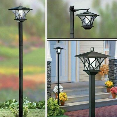 Солнечный фонарь, высокая яркость, водонепроницаемый, с автоматическим включением/выключением, простая установка, декоративный торшер в стиле ретро, ​​светодиодный светильник безопасности