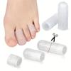 1Pair Gel Toe Guards Cap Protector Toe Finger Caps Covers Sleeves Protects Corn Callus Blister