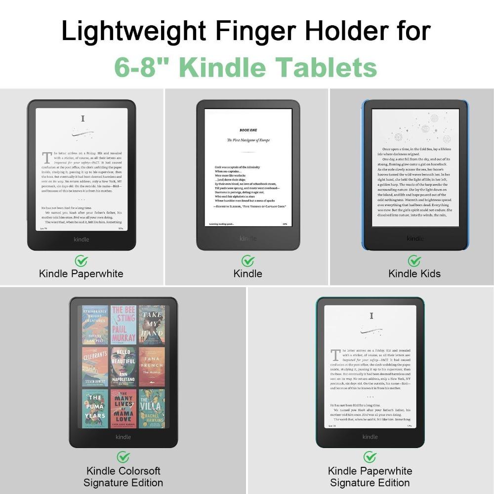 Легкий держатель с надежным захватом Силиконовые аксессуары для Kindle Новый ручной ремешок для чтения в постели