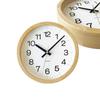 KATOMOKU Muku Clock 16 Hinoki Wall Clock Continuous Second Hand km-108HIRC 220mm (Radio Clock)