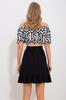 Women's Skirt New Season Fashion Brown Waist Elastic Skirt Flounce Skirt