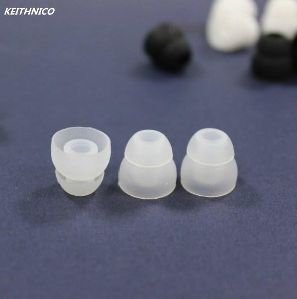 5 Pairs Two Layer Silicone Earbud Eartips Cover Cushions Replacement for In-Ear Earphone Headphone Earplug Ear pads M size