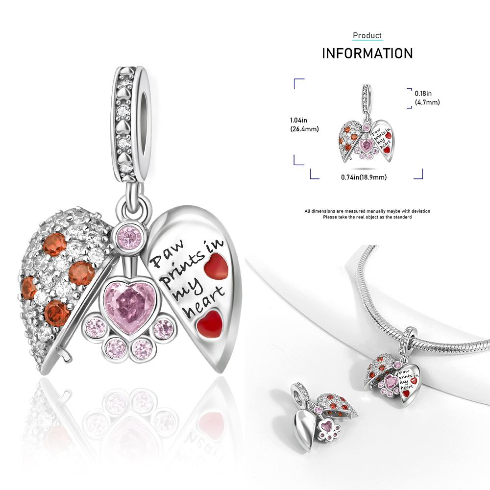 Циркон Сердце Клип Шармы Цветок Клевер Шарм Медь Морская Черепаха Бусины Подходят для DIY Оригинальный Браслет Ювелирные Изделия