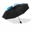 1pc Floral Butterflies Automatic Opening/Closing Folding Umbrella with 8 Ribs,Windproof Portable Sunshade Umbrella Holiday gift yy260401100