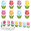 Tulips Sticker Flowers Sticker Scrapbook Sticker Reward Sticker Gift Sticker Decorative Label Sticker for Girl Kids