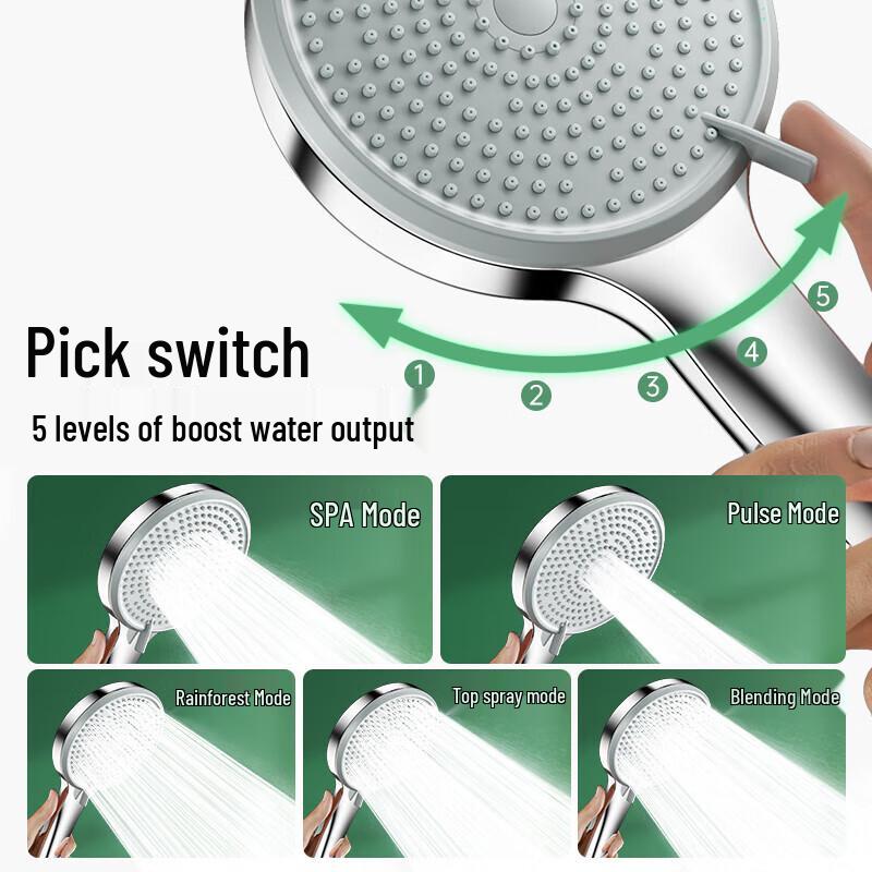 Hailli High-Pressure Handheld Shower Heads