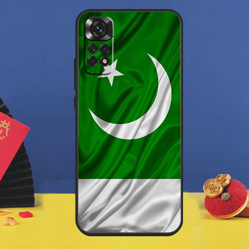Pakistan Flag Phone Case For Xiaomi Redmi Note 14 Pro 13 12 9 10 11 15 Pro Plus 10C 12C 13C 14C 15C Cover