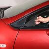 Carbon Fiber A-pillar Triangular Panel Sticker For Mitsubishi ECLIPSE 2006-2011