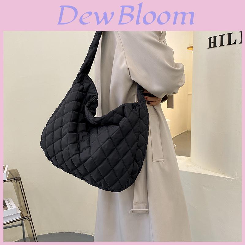 Nylon Cloud Crossbody Bag For Women With Large Capacity And Zipper Closure For Daily Use