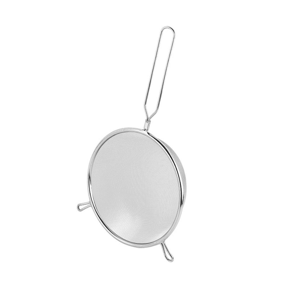 Ручка Сито с мелкой сеткой Сито из нержавеющей стали Прочное сито для муки Кухонные инструменты