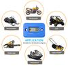 LCD Digital Hour Meter for Motorcycles ATVs Boats Generators - Durable Gasoline Engine Usage Tracker Clock Accessory
