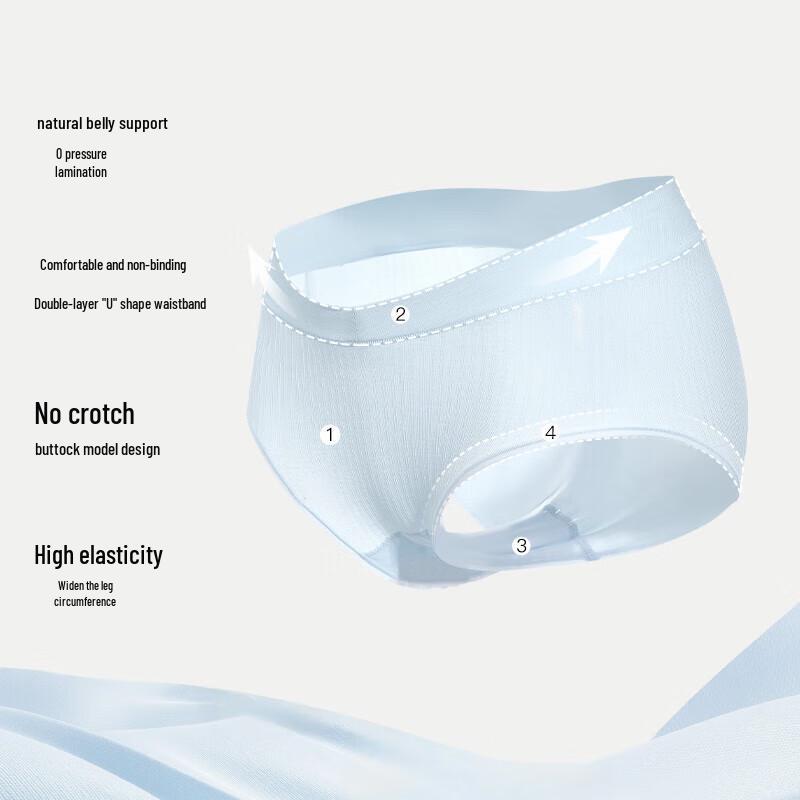 Ubras Women's 60S Modal Seamless Low-Rise Briefs