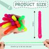 Colored caterpillar Pull Worm Noodle Fidget Toys Stretch String TPR Rope Anti Stress String Stress Relief Autism Vent Toys