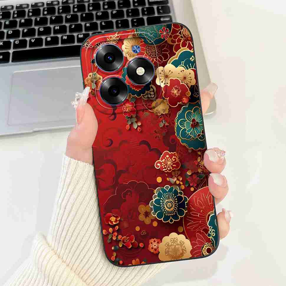 Silicone Casing For Tecno Spark Go 2024 BG6 Cases Soft Shell New Fashion Animal Phone Cover For Tecno SparkGo 2024 Bumper