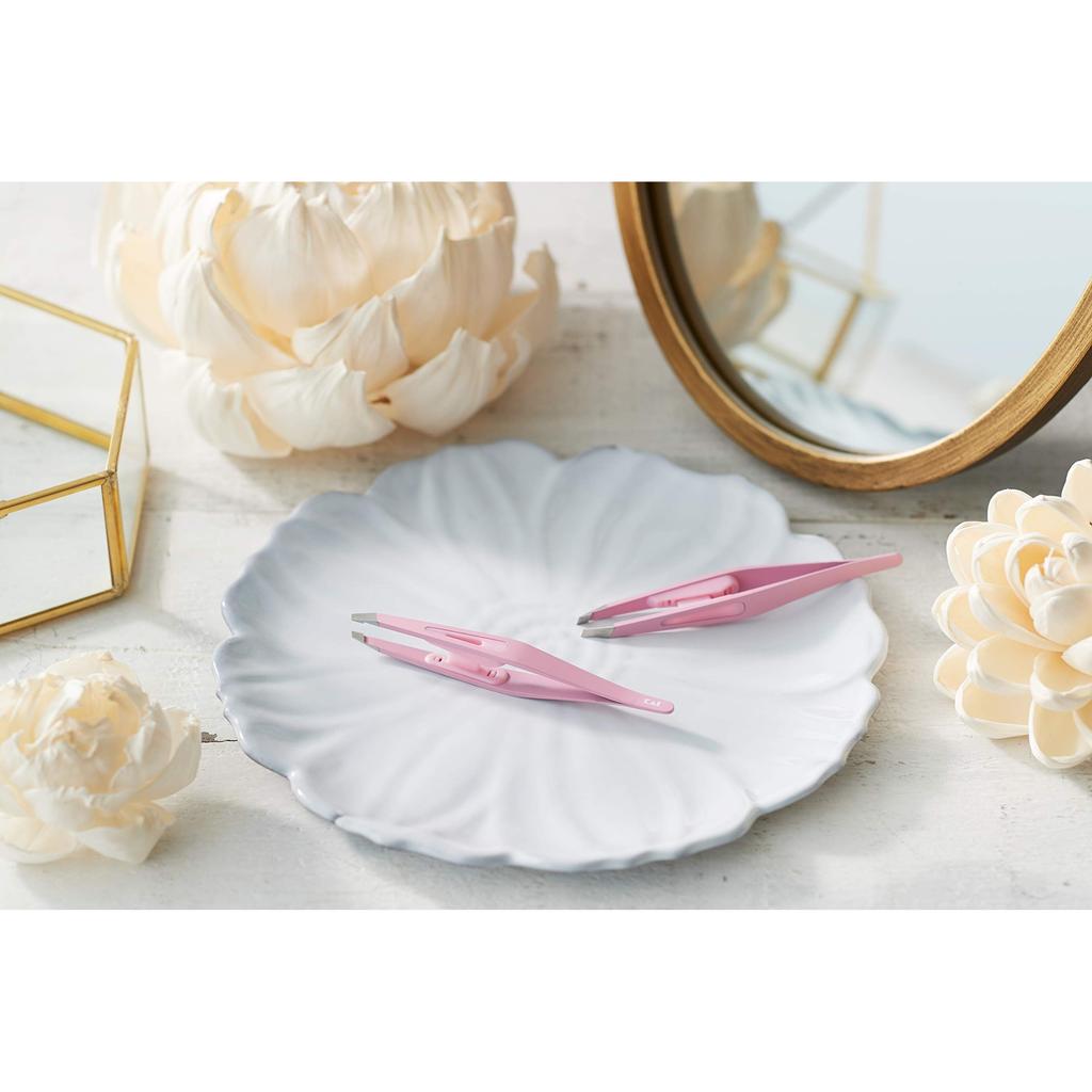 Пинцет прецизионный KAI со скошенным кончиком, нескользящая ручка, модель KQ3214