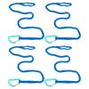 4~1PCS Kayak Paddle Leash Adjustable Stretchable Strap Prevent loss Stretchable Coiled Lanyard Leash for Canoing Fishing Boating