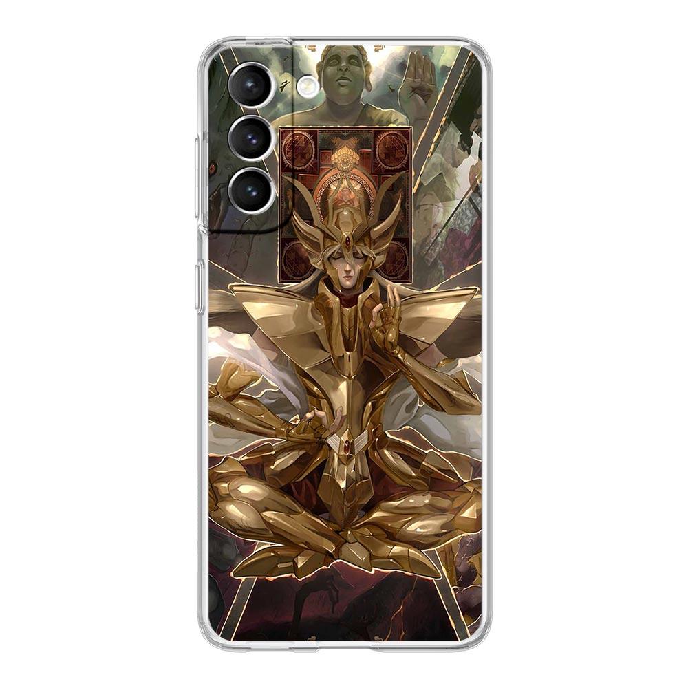 Чехол для телефона Saint Seiya Virgo Shaka для Samsung Galaxy S22 5G S20 Ultra S21 FE 5G S10E S9 S8 S10 Plus Note 20 10, мягкий прозрачный чехол