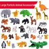 Compatible Large Bricks: Animal Accessories & Educational Building Blocks for Children - Ocean & Forest Themes