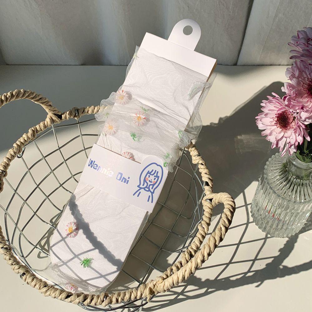 Прозрачные женские носки, красочные летние со звездами, ультратонкие нейлоновые свободные длинные носки, женские милые сетчатые кружевные носки для девочек, носки