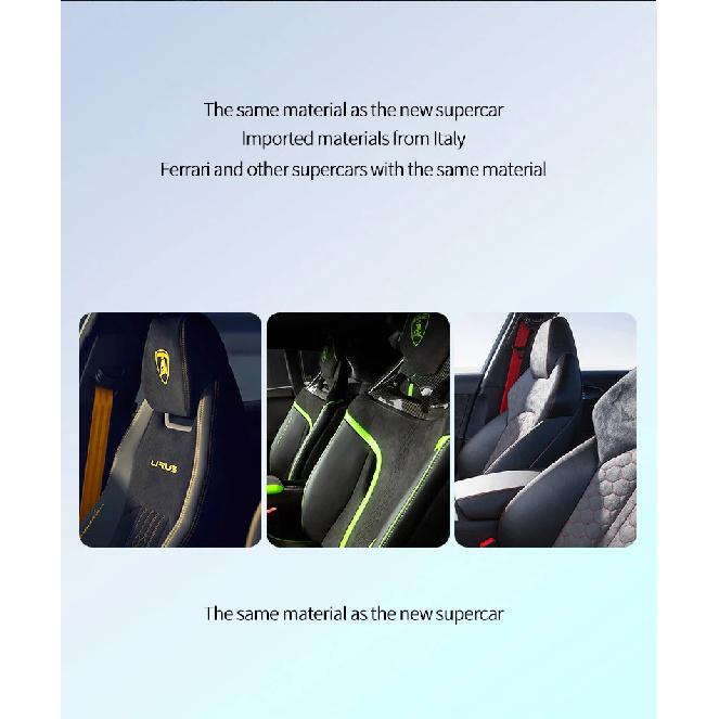 Car Alcan tara Armrest Box Lid Panel Cover Alcan tara Suede For BMW X5 G05 G18 X6 G06 X7 G07 X5M X6M 2019 2020 2021 2022 2023