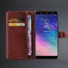 Чехол для Samsung Galaxy A6+ 2018 чехол-книжка с держателем для карт кожаный чехол-книжка A6 2018 ретро кошелек сумка для телефона накладка бизнес